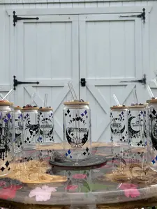 Glass Bamboo Zodiac Cup Sagittarius