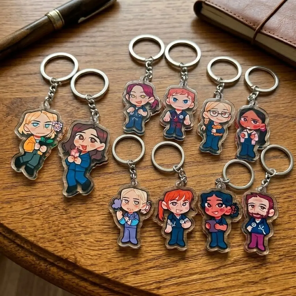 The Pitt Character Keychain The Pitt Character Keychain