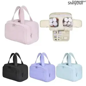 Large Capacity Waterproof Makeup Bag, Portable Travel Cosmetic Organizer