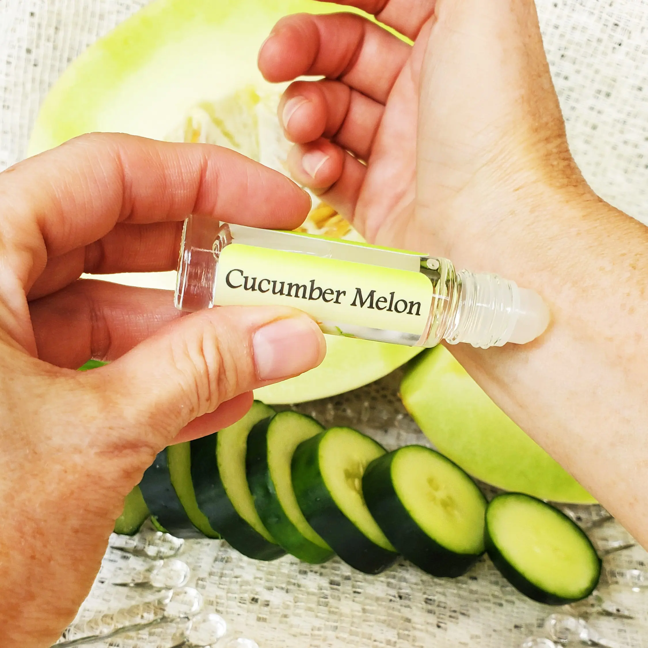 Cucumber Melon Perfume for Women | Roll-on Perfume Oil | Honeydew & Cucumber Scent