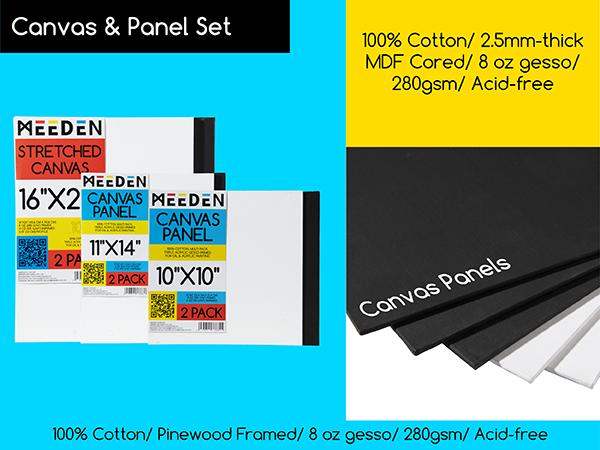 MEEDEN 149PCS Art Supplies with French Easel, All-in-one Painting Set for Artists Beginners