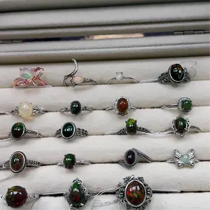 [Quick sale] Sliver Jade Rings
