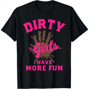 Ootd 100% Cotton Mud Run Shirts Dirty Girls Have More Fun Muddy Race Running T-Shirt Top Vintage