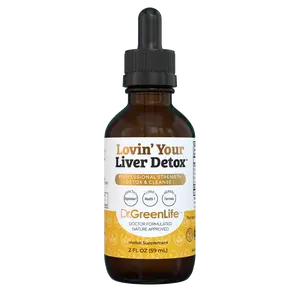 Dr. Green Mom Lovin' Your Liver Detox Liquid | Daily Internal Wellness & Herbal Cleansing Support | Botanical Drops