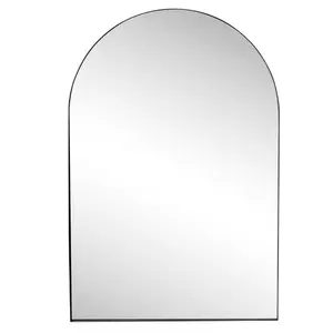 Elodie 24 in. W x 36 in. H Medium Arched Metal Framed Wall Mounted Mirror