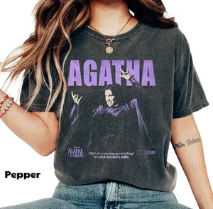 Vintage Agatha All Along T-Shirt, Wandavision Tee, Gift Agatha Harkness Shirt. Agatha All Along Show Witch Clothing