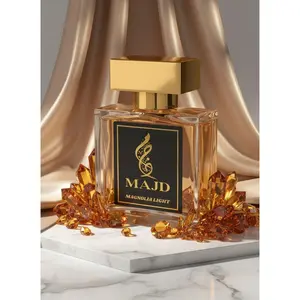 MAJD PERFUMERY Magnolia Light Inspired by Bright Crysta Peony Scent with Pomegranate Yuzu Heart Notes & Amber Musk Base