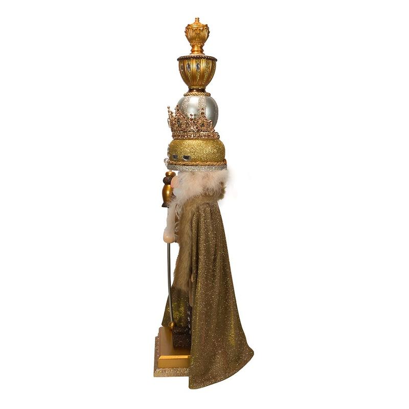 Kurt Adler 36-Inch Hollywood Gold King Nutcracker