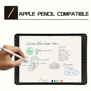 2-piece set of ultra-thin hard screen protectors suitable for iPad Pro 10.5-inch and iPad Air 3, scratch resistant and smooth HD, easy to apply with cleaning tools, bubble free installation - ultra clear