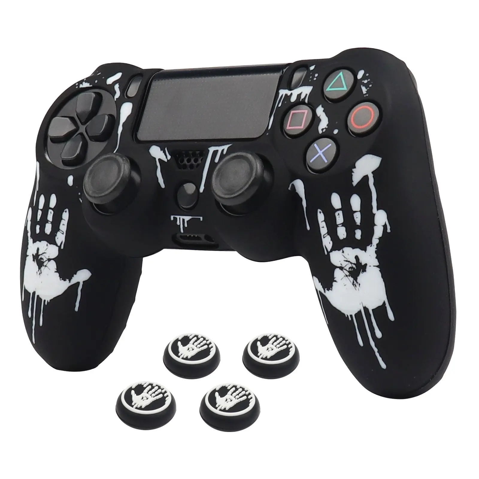 Silicone Soft Controller Cover Case Protection For PS4 Control Skin Covers Joystick Accessories for PlayStation 4 Video Gamepad Gaming Console Accessories