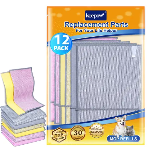 Keepow Double Layer Coconut Shell Silver Wire Mesh Knit Cleaning Cloth (4 pink + 4 gray + 4 yellow) 25*25cm, Dishcloths For Washing Dishes, Durable Cleaning Supplies