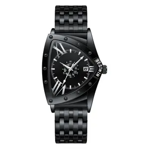 V-077 Women's Trending Streetwear Luminous Triangular Quartz Watch - Silver Alloy, Hollowed-Out Details, High-End Niche Design, Analog Clock, <30M Waterproof, Versatile for Casual & Sports Wear OOTD