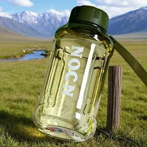 1300ML Reusable Water Bottle, Leak-Proof Sports Cup, Cold Brew Coffee Travel Mug, Ideal for Home Office Camping Hiking Fitness