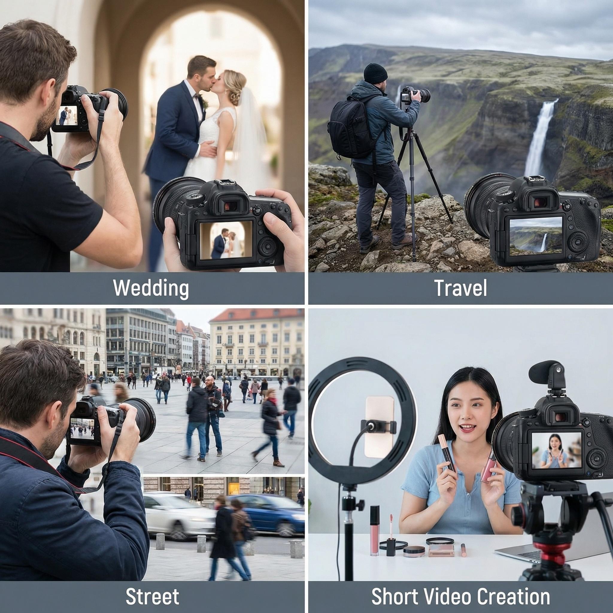 ZHENL 58-82mm Linear Prism Filter, 360° Rotating Tilt-Shift & Motion Blur Effect, Cinematic Special Effects Lens Filter for Mirrorless DSLR Portrait & Street Photography, No Post-Editing Needed