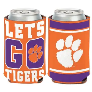 Clemson Tigers Can Cooler 12 Oz. Koozie