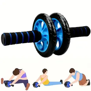 Abdominal Wheel, Ab Roller for Abdominal Exercise Machine, Abs Workout Equipment, Core Strengthening Trainer Fitness Belly Training, Entrainement maison equipement, Accessories Gym Stuff