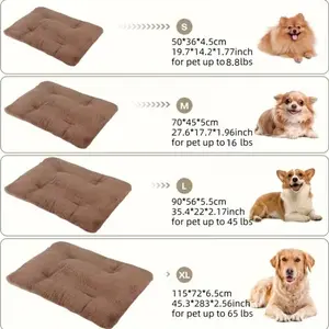 Energy-Free Pet Warmer Pad - Thick Thermal Mat for Dog Houses & Cat Beds, Lavable Non-Slip Heating Mat for All Seasons Use