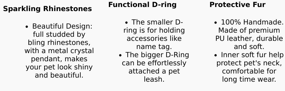 Petshome Cat Collar, Dog Collar, [Bling Rhinestones] Premium PU Leather with Pendant Adjustable Collars for Small to Medium Dog Medium Pink Guangzhou Shanglin Trading Co., Ltd