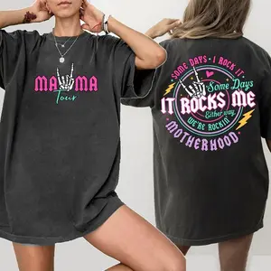 Some Days I Rock It 2 Sides T-Shirt, Motherhood T-Shirt, Mama Lighting Bold T-Shirt, Size S - 4XL, Gift For Women