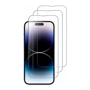 3-Pack Screen Protector Tempered Glass for iPhone 17 15 Pro 16 Plus 14 13 12 Mini 11 Pro Max X Xs 6 7 8 Screen Protector