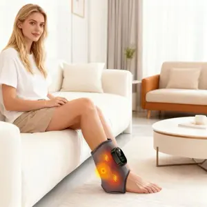 Multifunctional Electric Foot Hand Massager, Ankle Knee Vibration Heat Therapy, Relieve Joint Pain, Portable Design, Fast Relaxation, Portable Pain Relief