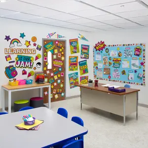 90s Themed Rad Colorful Classroom Decorating Kit - 154 Pc.
