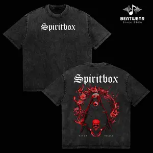 Vintage Spiritbox Rock band Graphic Tee, Retro Music Tee Shirt, Vintage Band Shirts Casual Comfort Cotton Fabric Fit Top , Top Men's and Women's Clothing