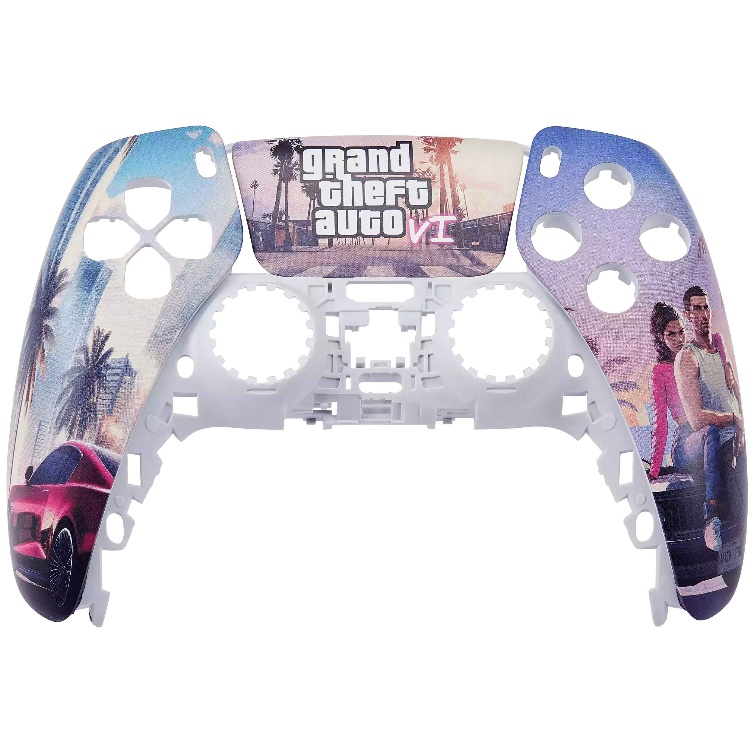 Controller Cover For PlayStation 5 (GTA6) (Grand Theft Auto VI) (2 Piece Set)