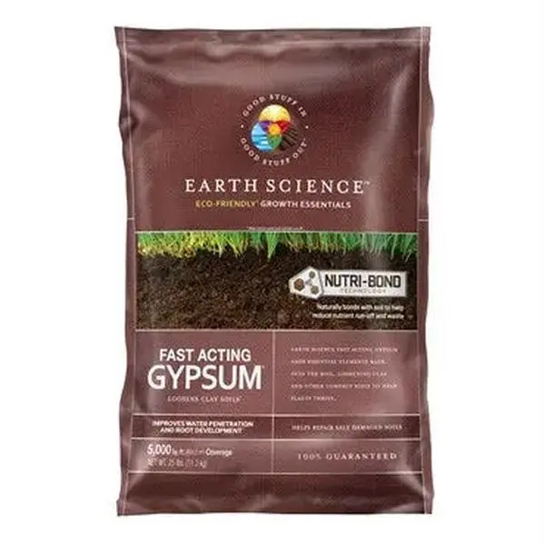 Earth Science Fast Acting Gypsum, 25lbs