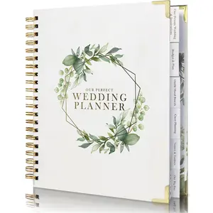 Wedding Planner for Bride,Wedding Planning Book and Organizer,Binder Book with Pockets,Perfect Engagement Gifts for Newly Enaged Couples