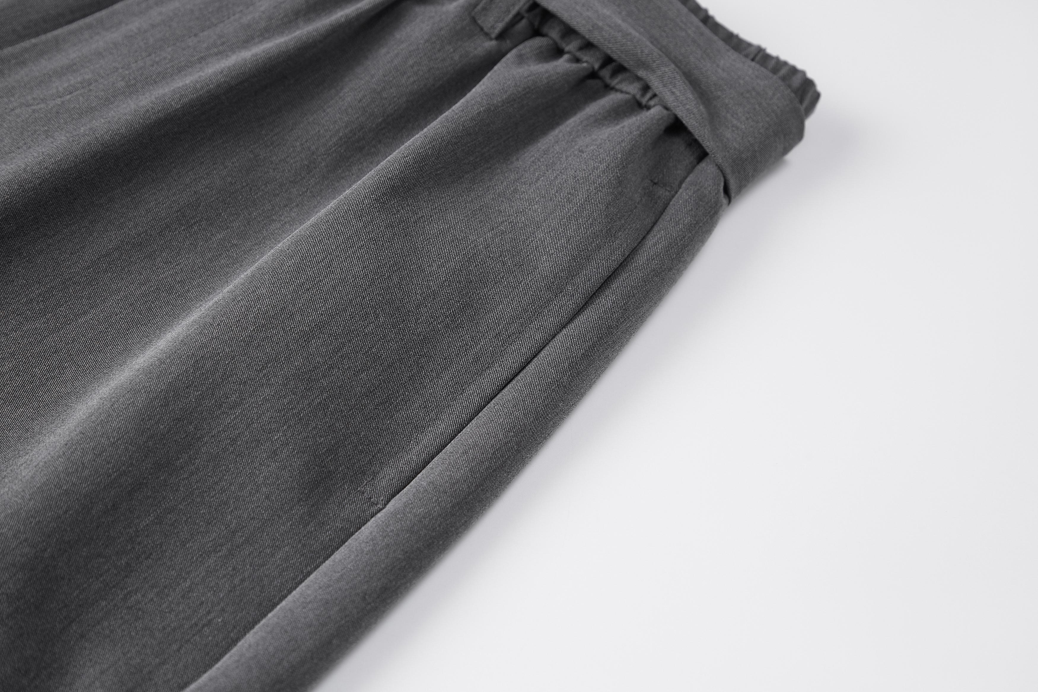 Men’s summer lightweight American high-street loose slightly flared casual dress pants