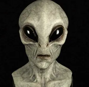 2025 Halloween Alien Mask Spooky Full Face Latex Prop Horror Costume Headgear for Halloween Party Haunted House & Cosplay 1 Pc Lightweight Colorful Gifts