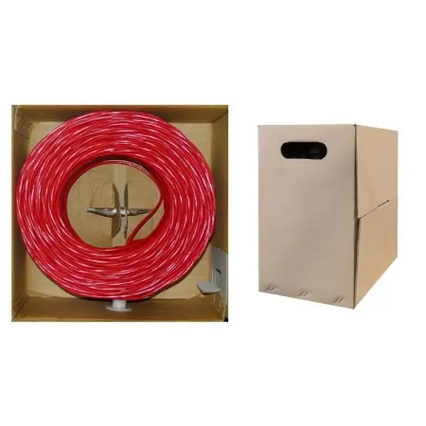 CableWholesale 10X6-071SH CAT 5 UTP Copper Ethernet Cable, 1000 ft Roll Stranded Unshielded Twisted Pair for Computers & Office Network Components