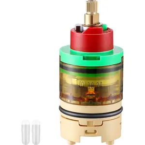 Cartridge and Pressure Valve Compatible with 95-152/95-154, Compatible with Safetemp II Single Handled Tub and Shower Valves, Faucet Cartridge, 2 Parts(1 Pack)