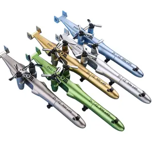 New Creative Helicopter Plane Gel Pen, Student Writing Office Supplies, Boy Stationery Gift, Fun and Educational School Tool