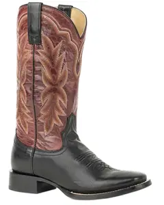 Stetson Women's Jessica Western Boot Broad Square Toe - 12-021-8801-0727 Bl
