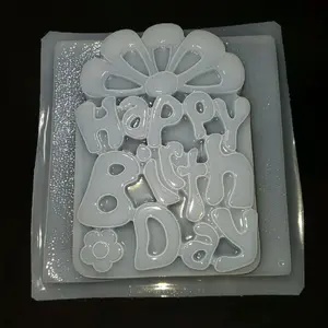 Happy Birthday Present Plastic Mold