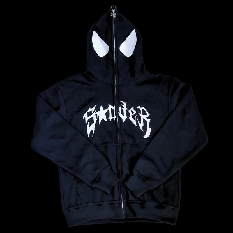 SonderStruck Spider Hoodie Matching Couples Valentines Full Zip Up