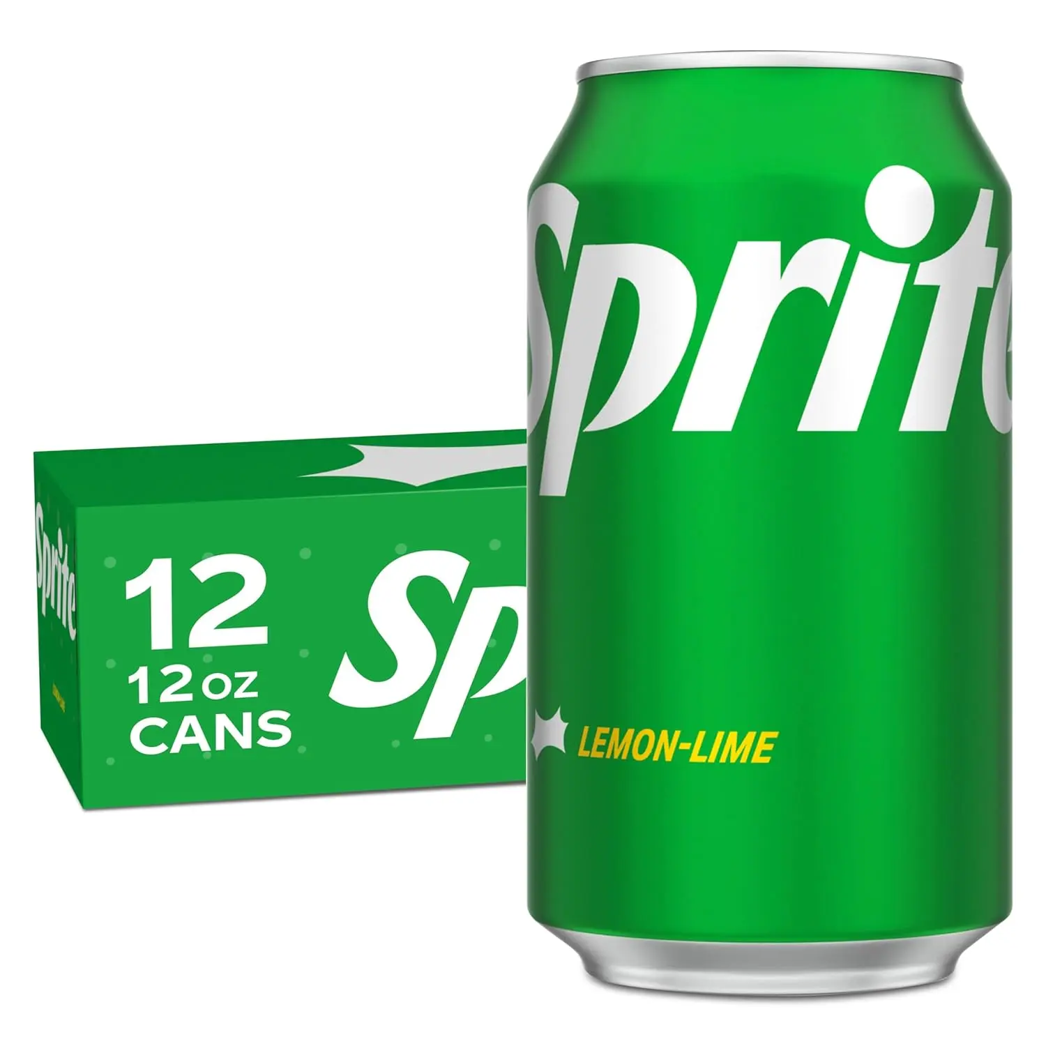 Lemon Lime Soda Soft Drinks, 12 fl oz, 12 Pack