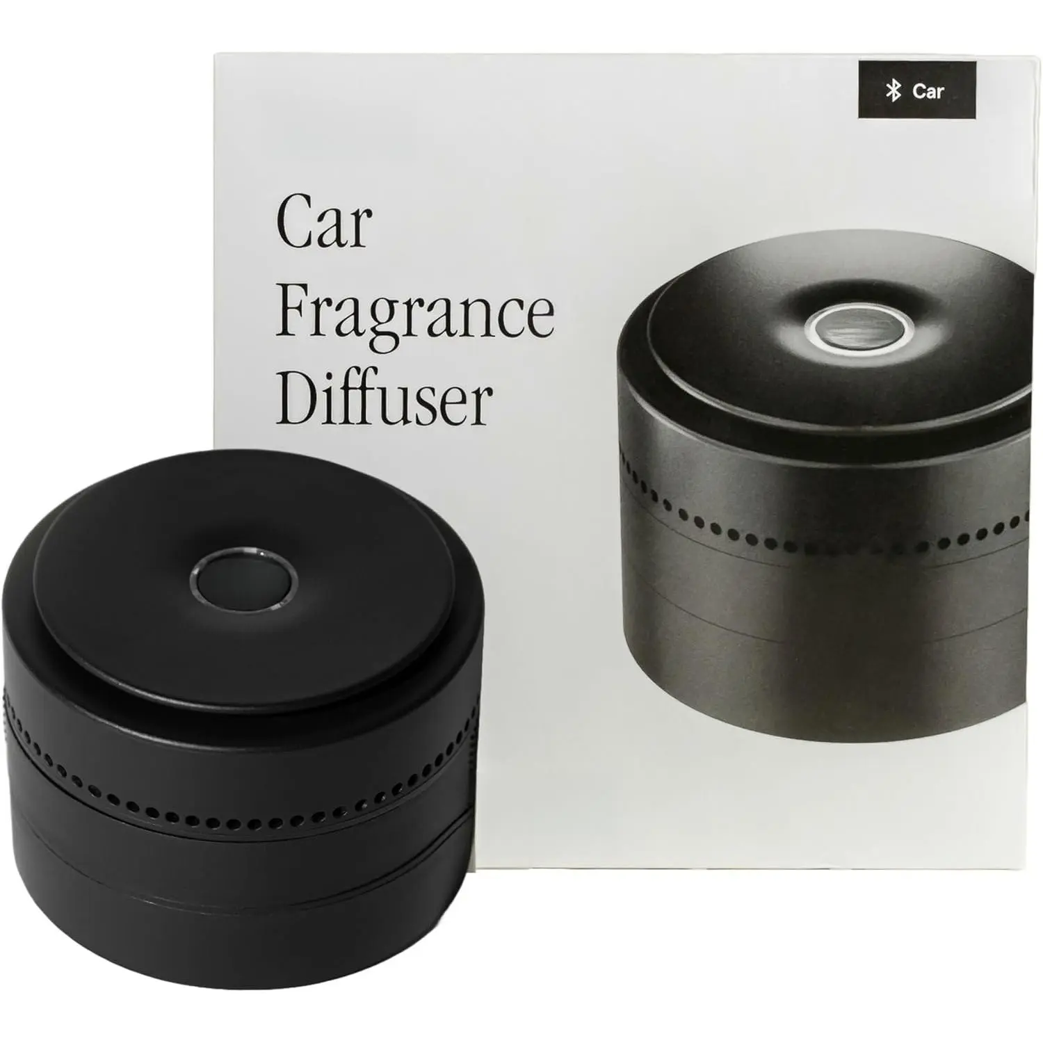 Portable Bluetooth Car Smart Fragrance Diffuser - Plug-in Automotive Interior Accessory with USB-C Power Cord, Acceleration-Controlled Automatic Scent Start, App-Adjustable Intensity, Long-Lasting Refills Sold Separately