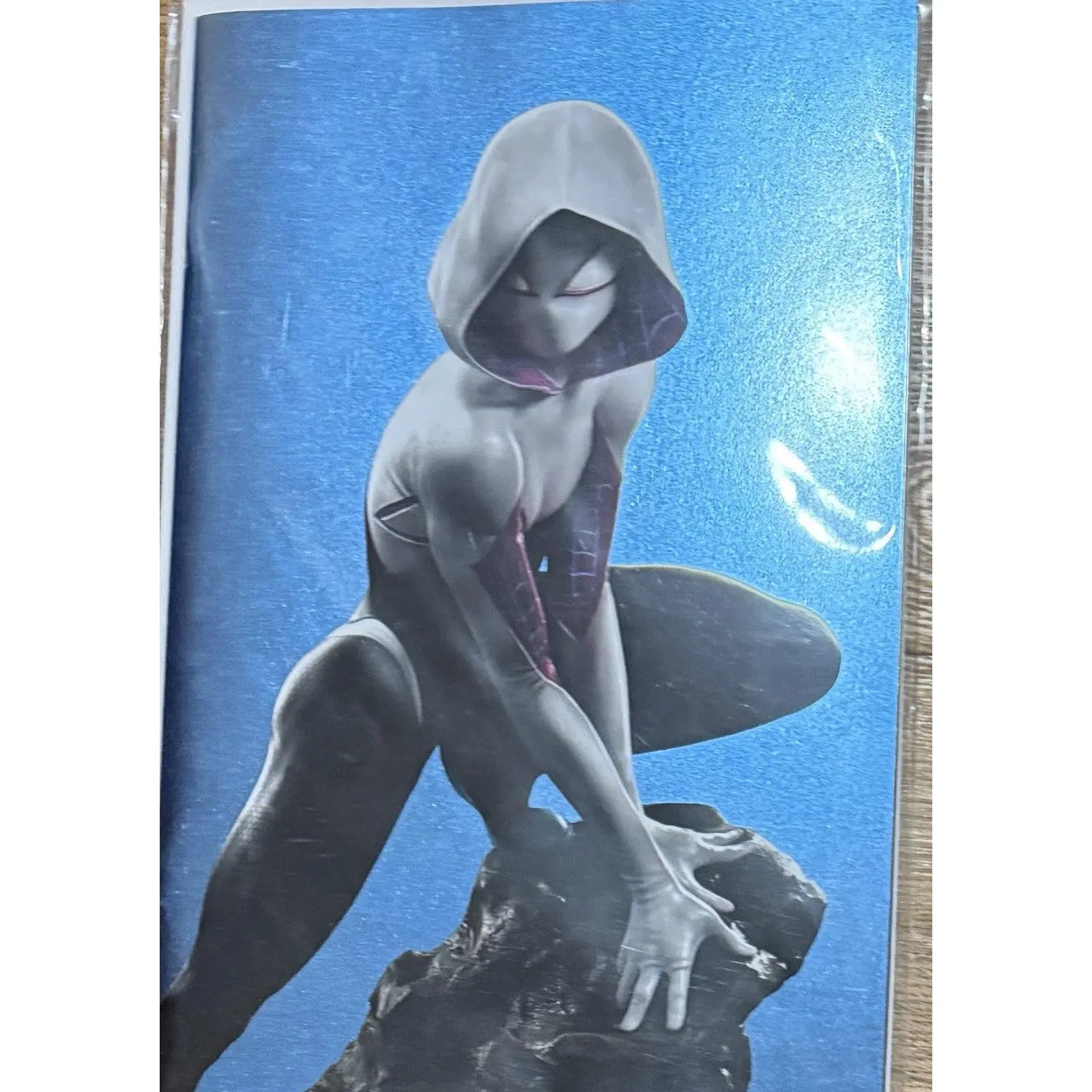 Spider-Gwen Annual (2023)- Rafael Grassetti Exclusive Virgin Foil Variant