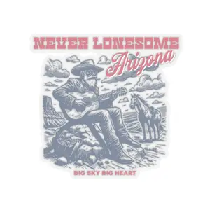 Never Lonesome AZ: Kiss-Cut Stickers