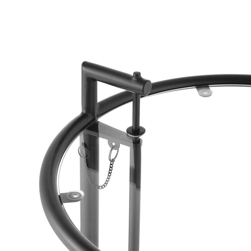 Modway Eileen Gray Metal Side Table in Black