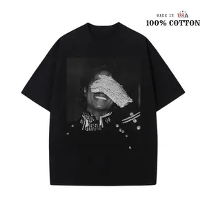 Michael Jackson Unisex T-Shirt, Summer Graphic Tee, Retro Y2K Style Shirt, Music Fan Merch Gift for Men Women, Memory Tribute Apparel, Soft Cotton Trendy Crewneck Top