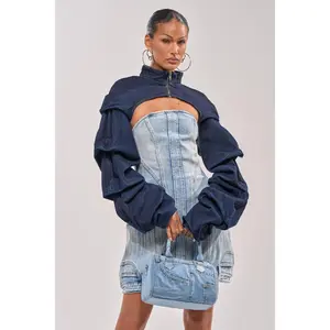 SPOIL ME BOLERO IN DARK DENIM