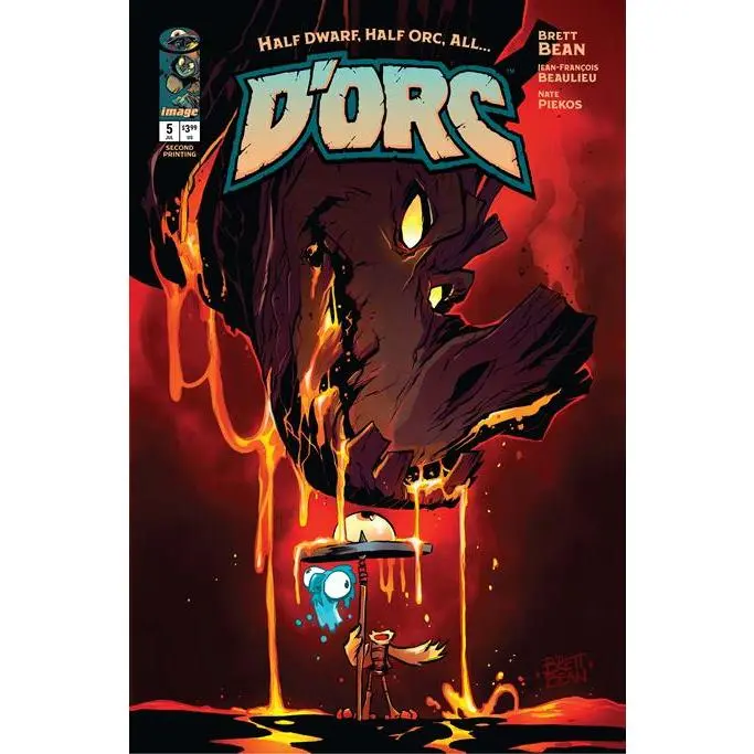 D'ORC ISSUE #5 - Image Comics (2026) - Second Printing - Brett Bean