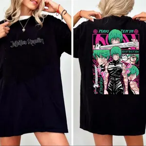 Maki Zen’In Anime Shirt, Heavenly Restriction Hoodie, Manga Streetwear Sweatshirt, Jujutsu Kaisen Anime Gift, Unisex Sweater Pullover Tee