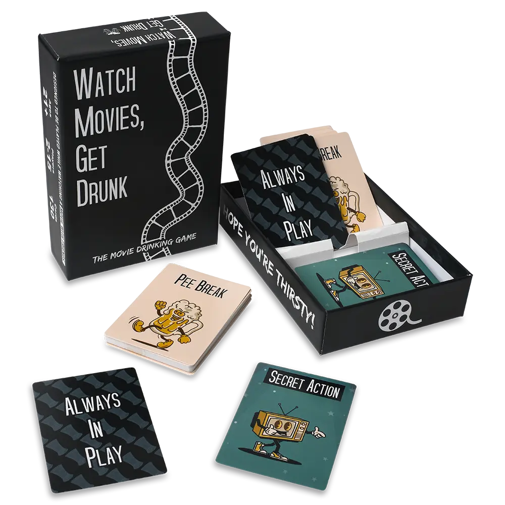 WATCH MOVIES, GET DRUNK - The Live Movie Drinking Game - TikTok Shop