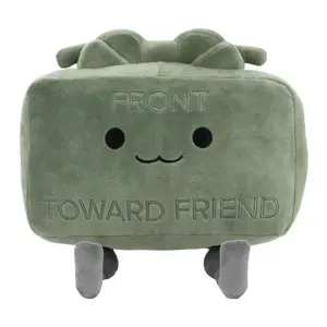 20cm Hot Clay The Clay-more Plush Doll Toy Cartoon Cute Soft Small Square Clay The Claymore Room Decoration Plush Doll Toy