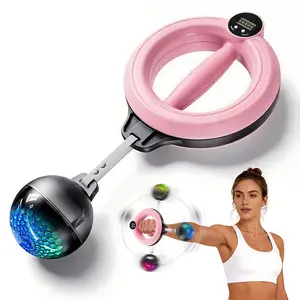 3-in-1 MultifunctionWeighted Cordless Battle Ropes – New Upgrade Quiet Ropeless Training Rope Fitness Equipment for Home, Strength Training, HIIT Workouts, Full-Body Exercise, Indoor Gym Use, Noise-Free Portable Workout Gear